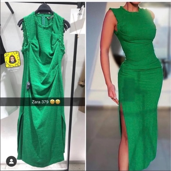 Zara blogger texture weave dress - Picture 14 of 15